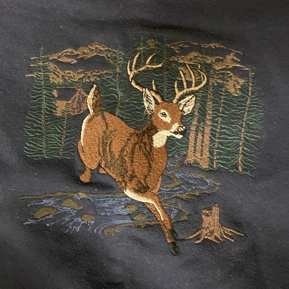 NWOT Mens Navy Blue C & B Sport Craft & Barrow Sweatshirt Size Medium - Picture 2 of 3